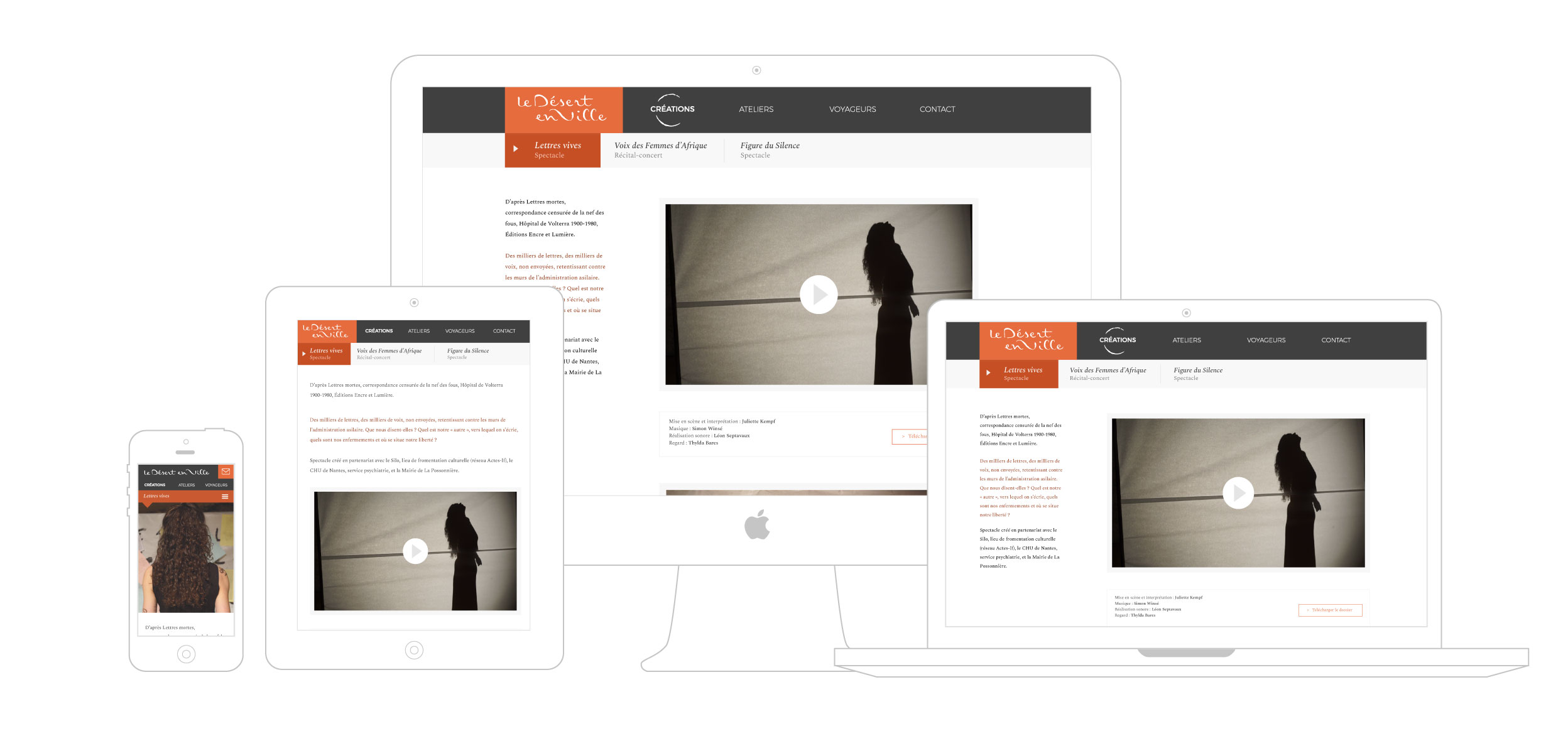 Site web responsive