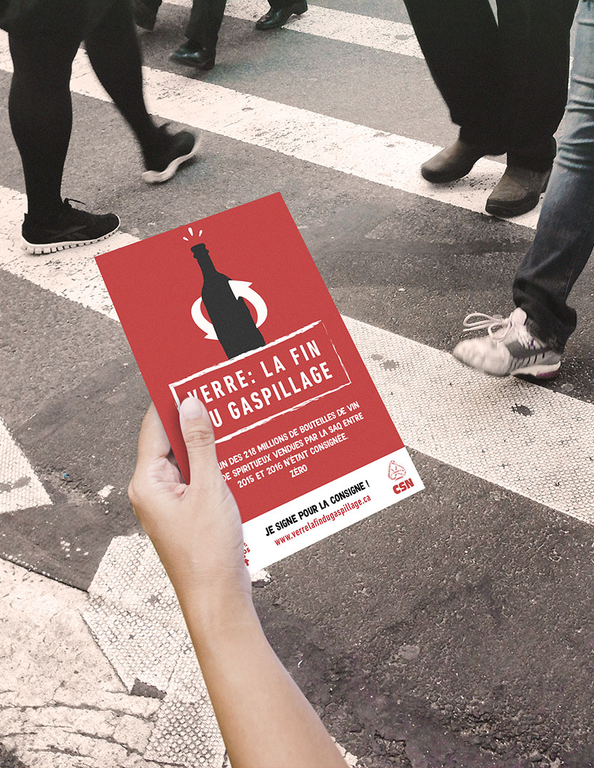 Flyer pour la campagne